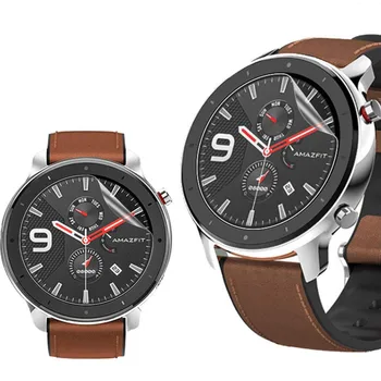 5шт Мека прозрачно защитно фолио за AMAZFIT GTR 42 mm 47 mm Спортни часовници Smartwatch на цял екран защитно покритие (не стъклени)